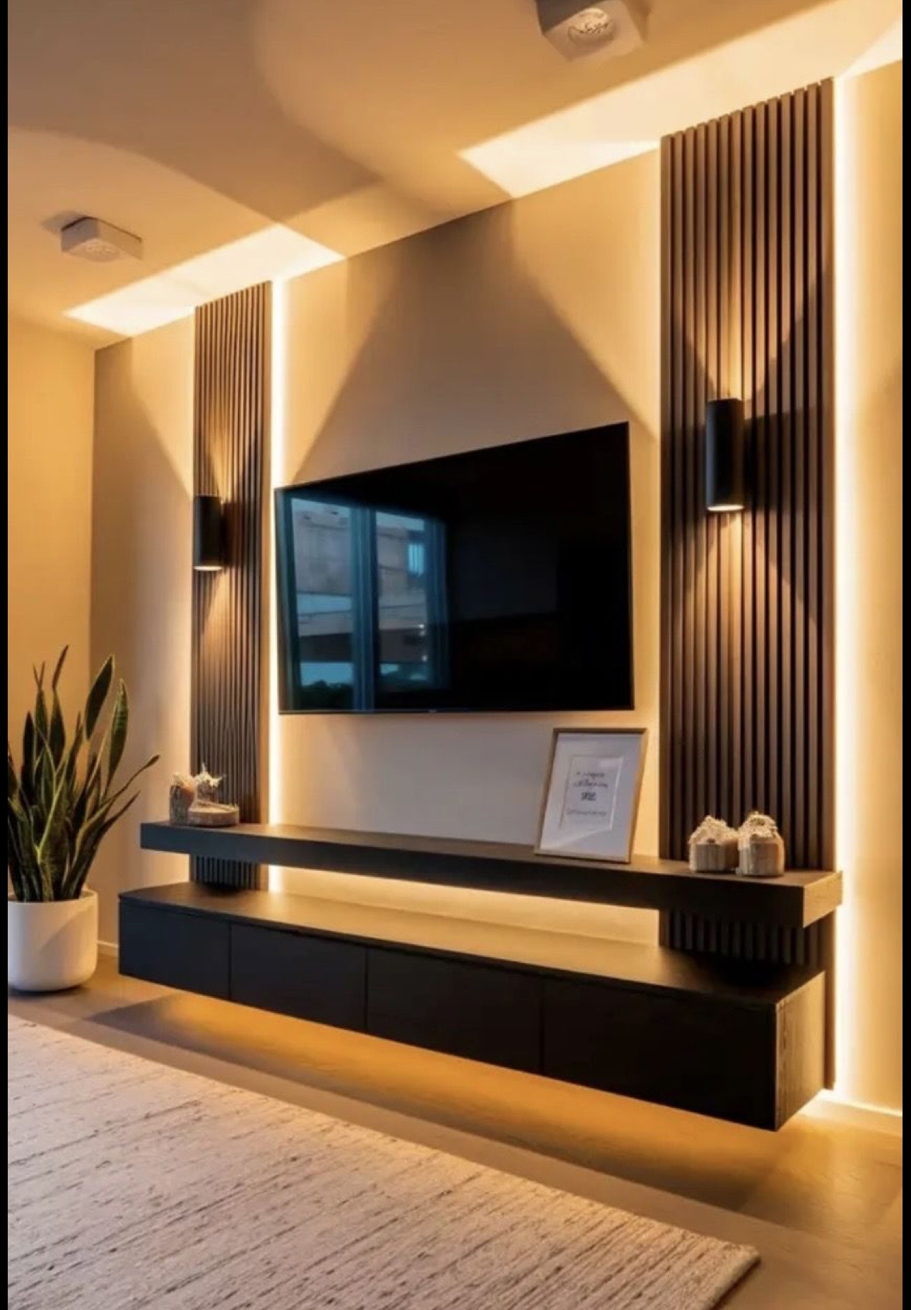 Luxury Marble TV Wall