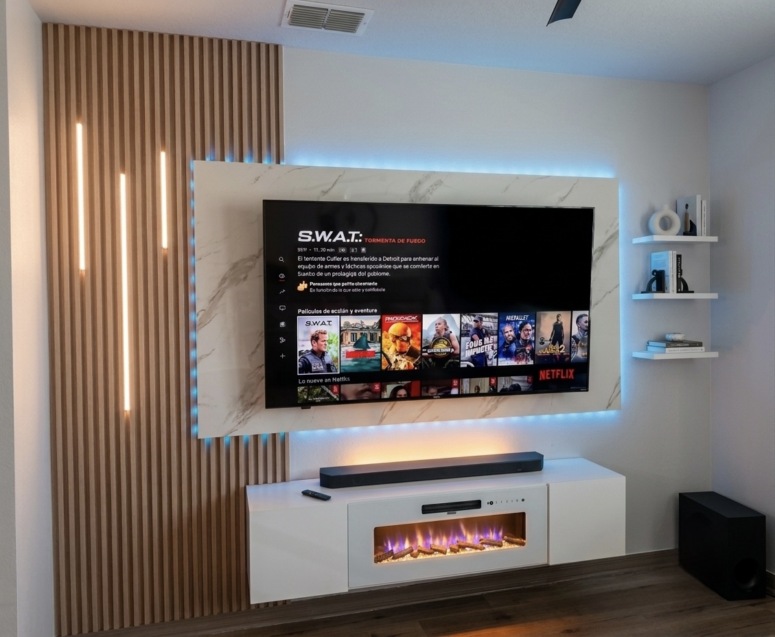 Modern TV Installation