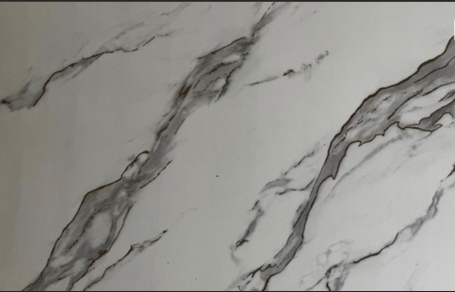 Mármol PVC blanco venas oscuras